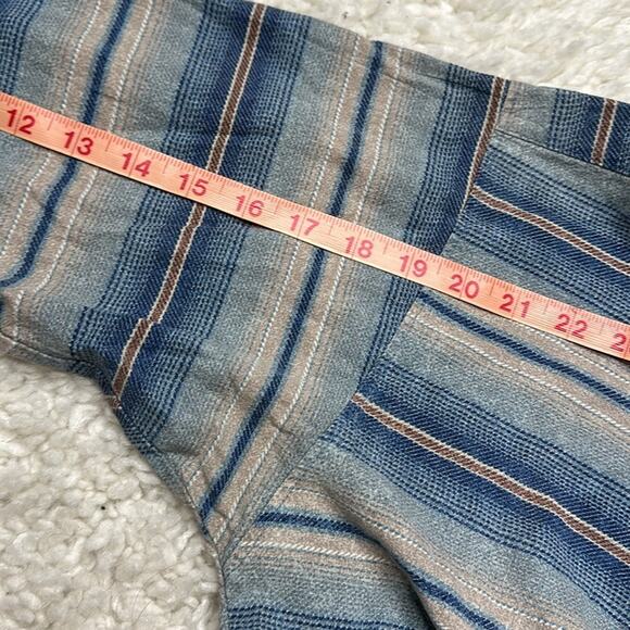 Casey & Max Vintage Button Down Shirt Western Stripes Made in USA Cotton PP29 - Picture 10 of 10